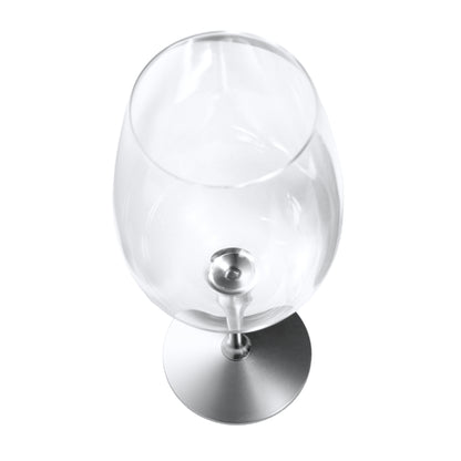 CRYSTAL SPINNING GLASS BORDEAUX (SILVER) - CRYSTOCRAFT #CRY-SPINGLASS-SL