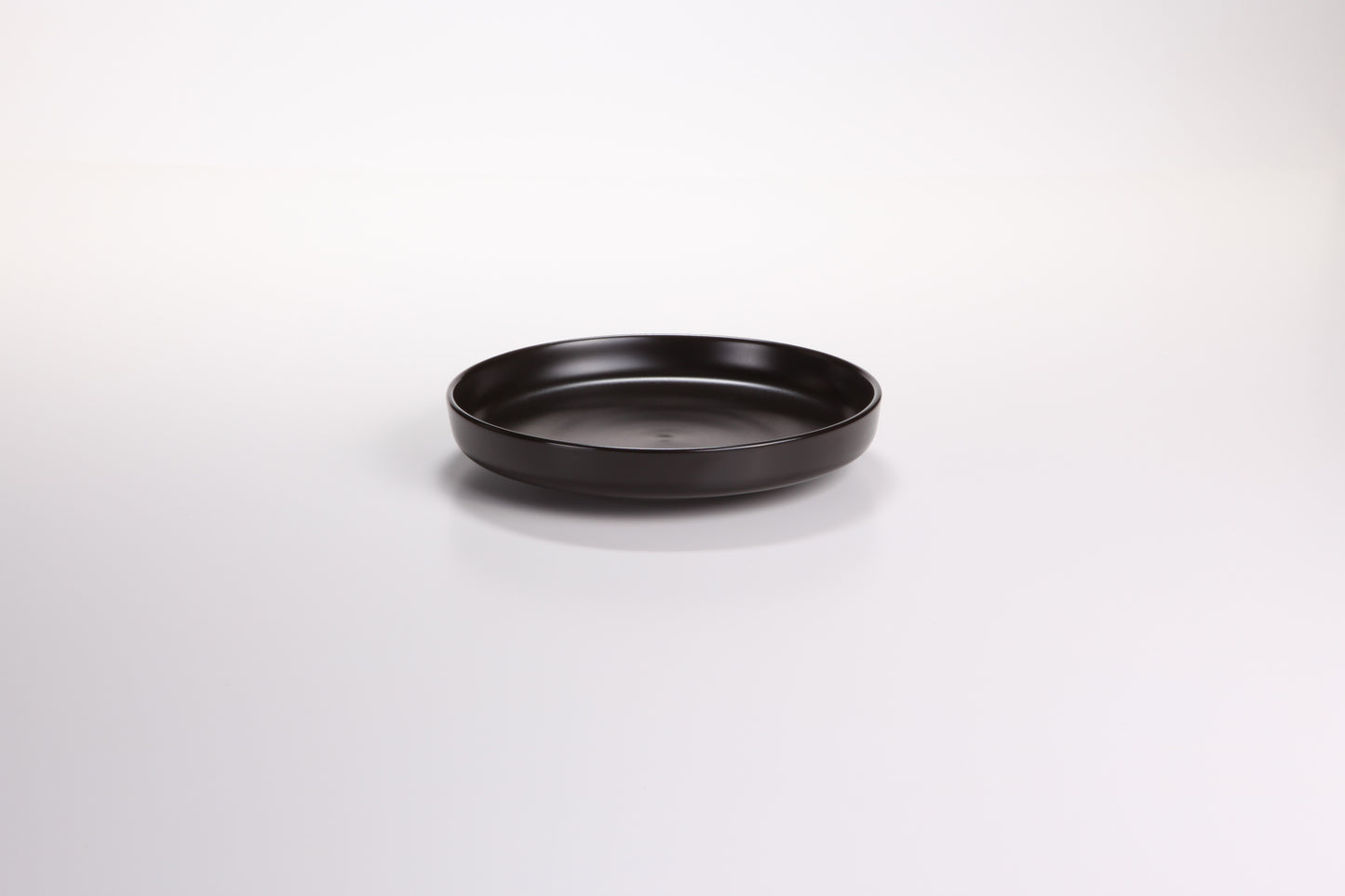 DE TERRA DEEP PLATE 7.25" l 19 CM - MATT BLACK - DON BELLINI # DB2110219