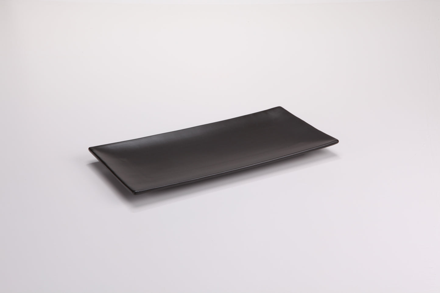 DE TERRA RECT. PLATE 11" l 28 CM - MATT BLACK - DON BELLINI # DB2113028