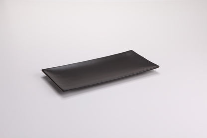 DE TERRA RECT. PLATE 11" l 28 CM - MATT BLACK - DON BELLINI # DB2113028