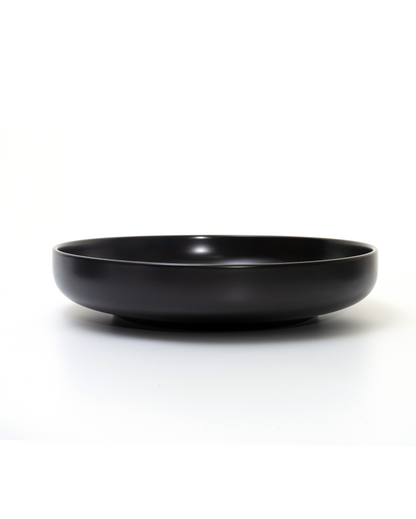 DE TERRA SERVICE PLATE 12" l 30CM - MATT BLACK - DON BELLINI # DB2119030