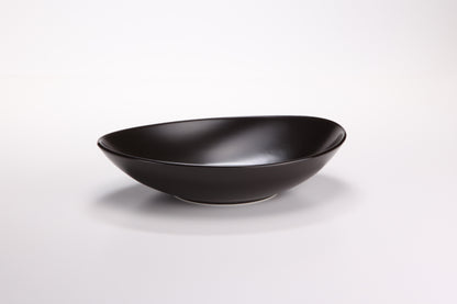 DE TERRA OVAL BOWL 9" l 23 CM - MATT BLACK - DON BELLINI # DB2121023