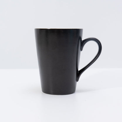 DE TERRA V SHAPE MUG 270ML l 8 x 10.5CM - MATT BLACK - DON BELLINI # DB2139227