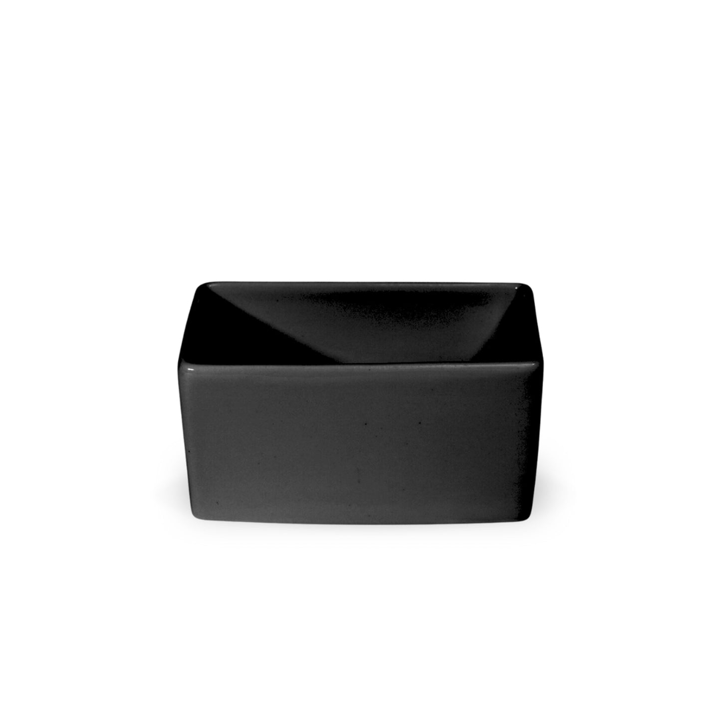 DE TERRA SUGAR BOWL 4" l 10cm - MATT BLACK - DON BELLINI # DB2153010