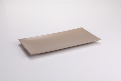 DE TERRA RECT. PLATE 13" l 33 CM - SANDY KHAKI - DON BELLINI # DB2213033