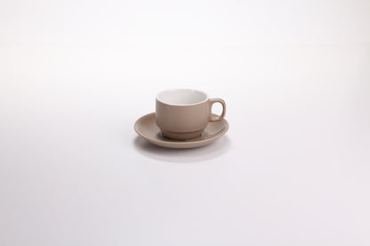 DE TERRA COFFEE CUP 125ML - SANDY KHAKI - DON BELLINI # DB2239013
