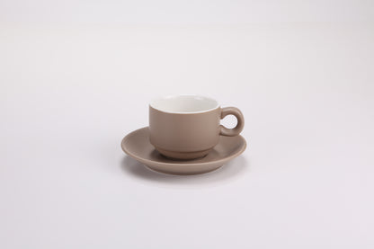 DE TERRA COFFEE CUP 200ML - SANDY KHAKI - DON BELLINI # DB2239020