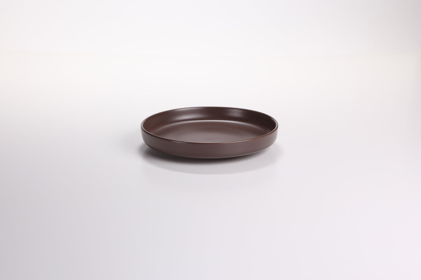 DE TERRA DEEP PLATE 7.25" l 19 CM - DARK BROWN - DON BELLINI # DB2310219