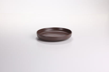 DE TERRA DEEP PLATE 7.25" l 19 CM - DARK BROWN - DON BELLINI # DB2310219