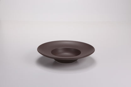 DE TERRA PASTA PLATE 9.25" l 24 CM - DARK BROWN - DON BELLINI # DB2310524