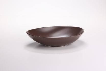 DE TERRA OVAL BOWL 9" l 23 CM - DARK BROWN - DON BELLINI # DB2321023