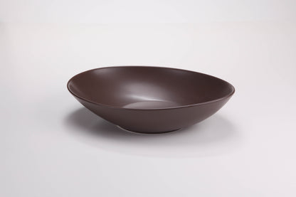 DE TERRA OVAL BOWL 10" l 25 CM - DARK BROWN - DON BELLINI # DB2321025