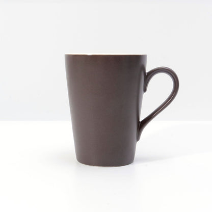 DE TERRA V SHAPE MUG 270ML l 8 x 10.5CM - DARK BROWN - DON BELLINI # DB2339227
