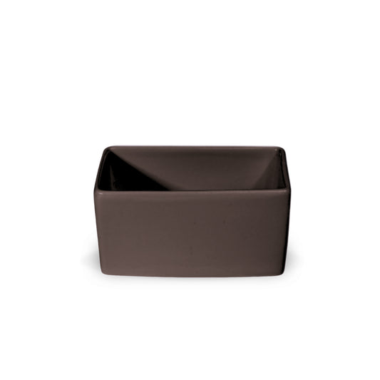 DE TERRA SUGAR BOWL 4" l 10cm - DARK BROWN - DON BELLINI # DB2353010