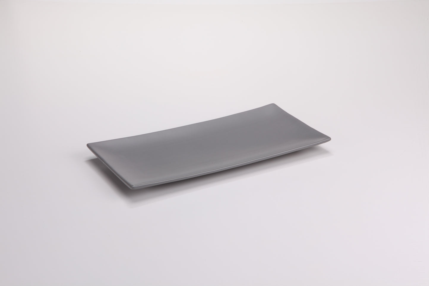 DE TERRA RECT. PLATE 11" l 28 CM - LIGHT GREY - DON BELLINI # DB2413028