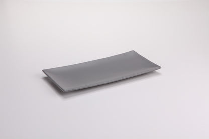 DE TERRA RECT. PLATE 11" l 28 CM - LIGHT GREY - DON BELLINI # DB2413028