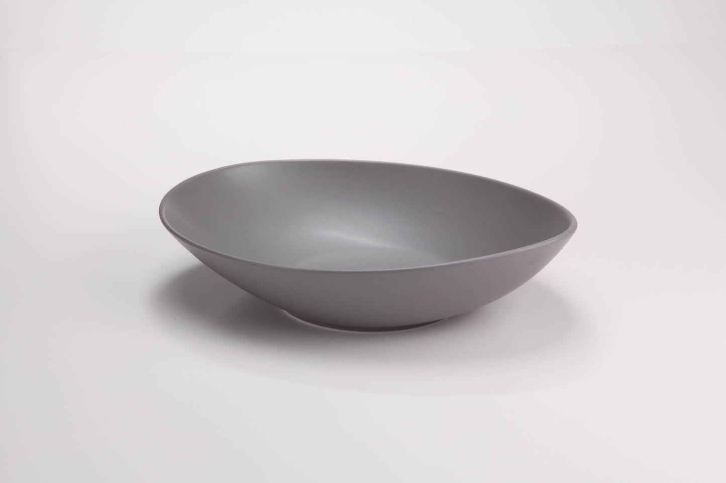 DE TERRA OVAL BOWL 11.5" l 29 CM - LIGHT GREY - DON BELLINI # DB2421029