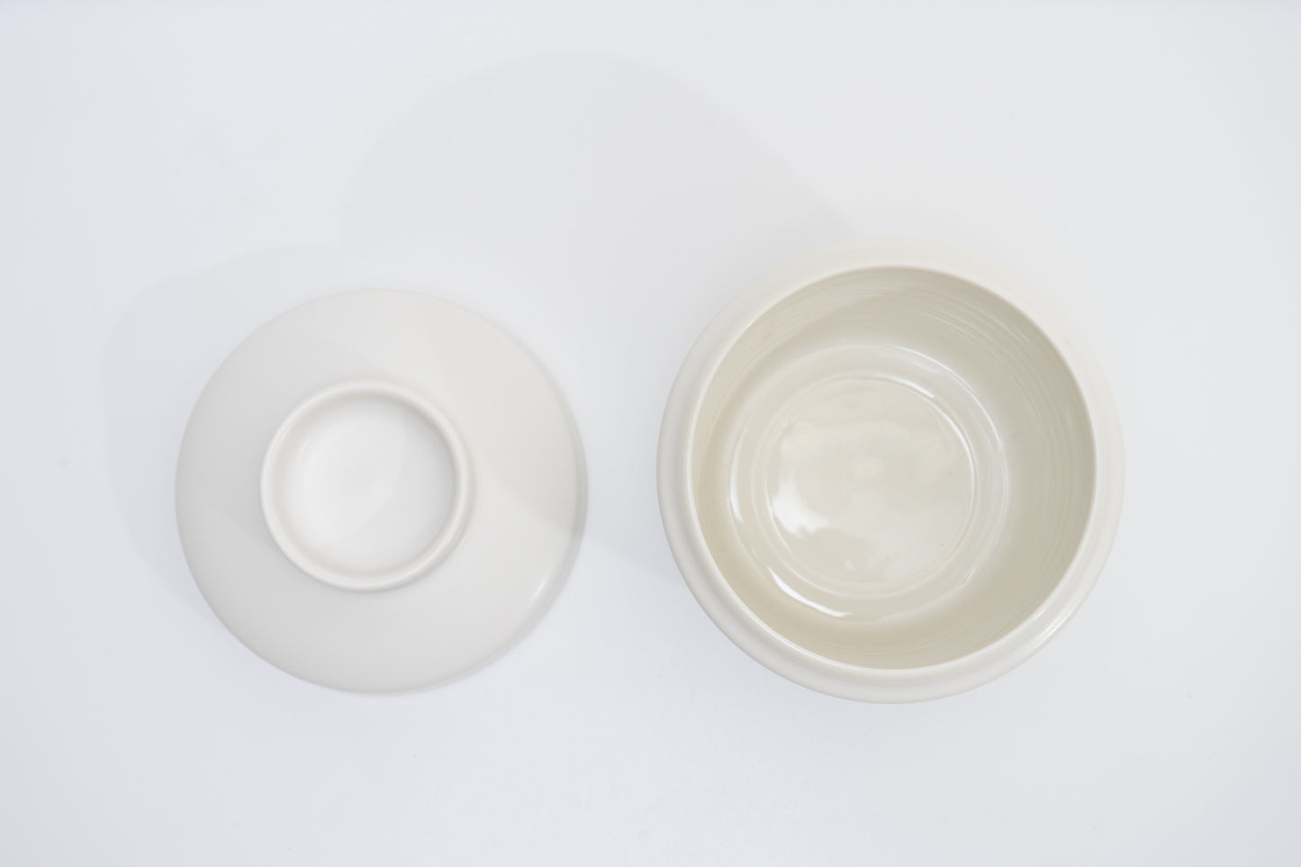 DE TERRA SOUP BOWL WITH LID 4" l 10CM - LUSTRE PEARL - DON BELLINI # DB2620210