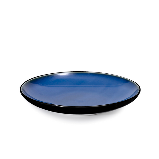 MIRAGE ROUND PLATES SET 8.25"[SET OF 4]- MIRAGE BLACK  - DON BELLINI #DB6110121-S
