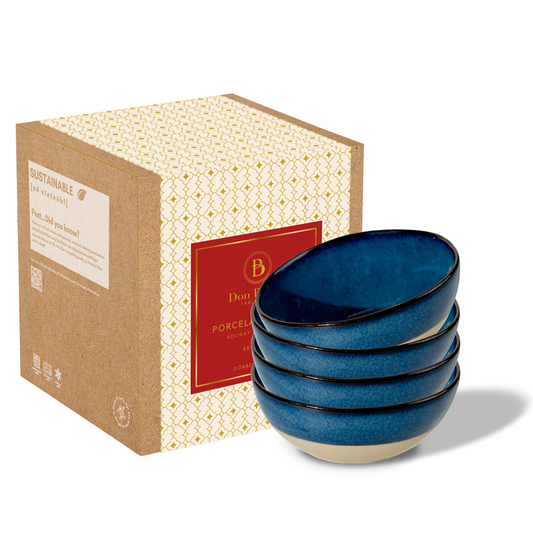 CRAFTSTONE SOUP BOWL 4.6" | 12 CM[SET OF 4]- ULTRAMARINE- DON BELLINI #DB7220012-S
