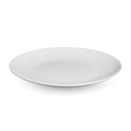 BONE CHINA COUPE PLATE - WHITE - DON BELLINI # DB1010021