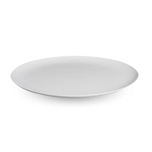 BONE CHINA COUPE PLATTER - WHITE - DON BELLINI # DB1010035