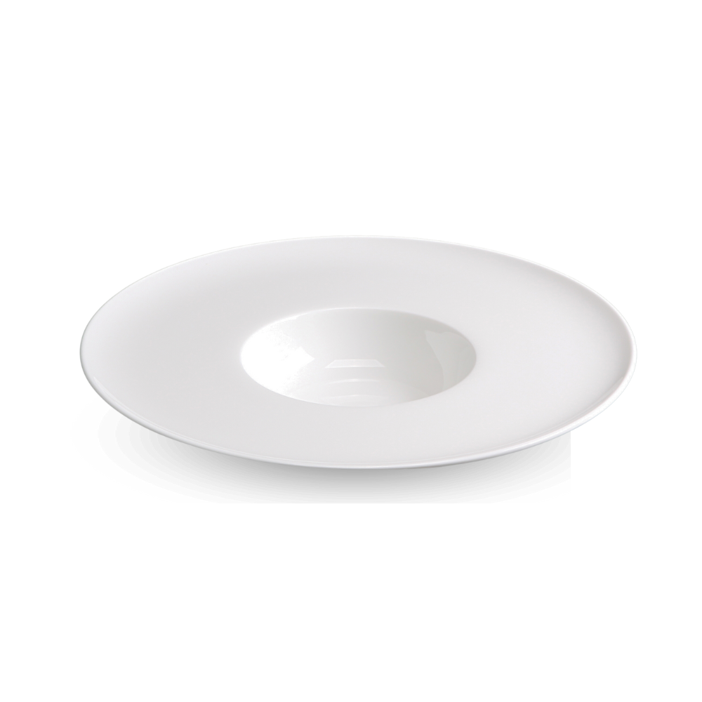 BONE CHINA DEEP PLATE - WHITE - DON BELLINI # DB1010531