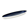 Don Bellini Mirage Oval 14'' Plate with Blue Glaze Surface (2pcs)