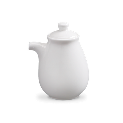 精美瓷器醬油瓶 6 盎司 | 170 毫升 - 白色 - DON BELLINI DB306SB17