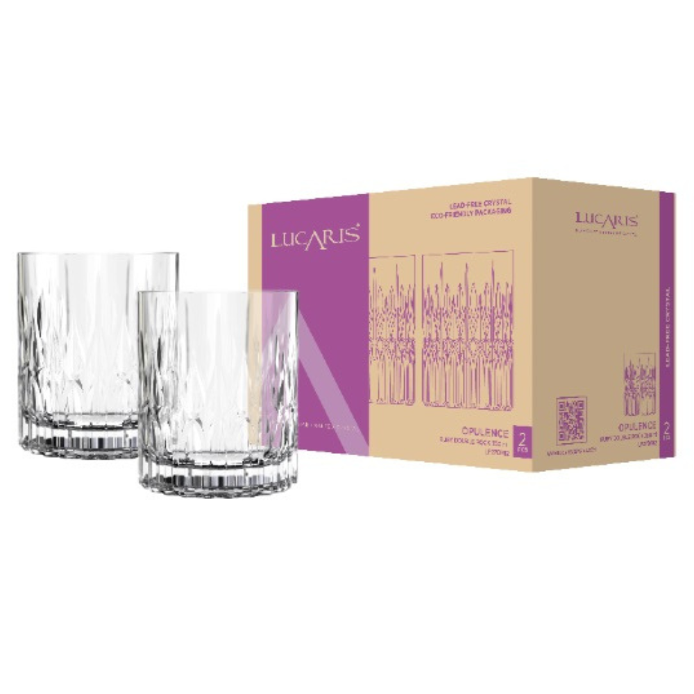 OPULENCE RUBY DOUBLE ROCK(SET OF 2) - LUCARIS #3LP27DR1202G0001