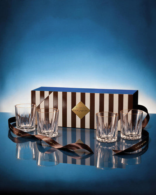 HOLIDAY ATELIER GATHER WHISKY SET OF 4 - LUCARIS # 3LP23DR1204G0001