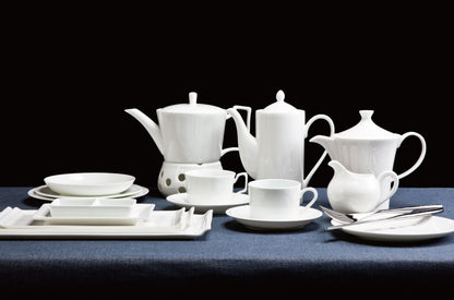 BONE CHINA RECT DISH - WHITE - DON BELLINI # DB1013224