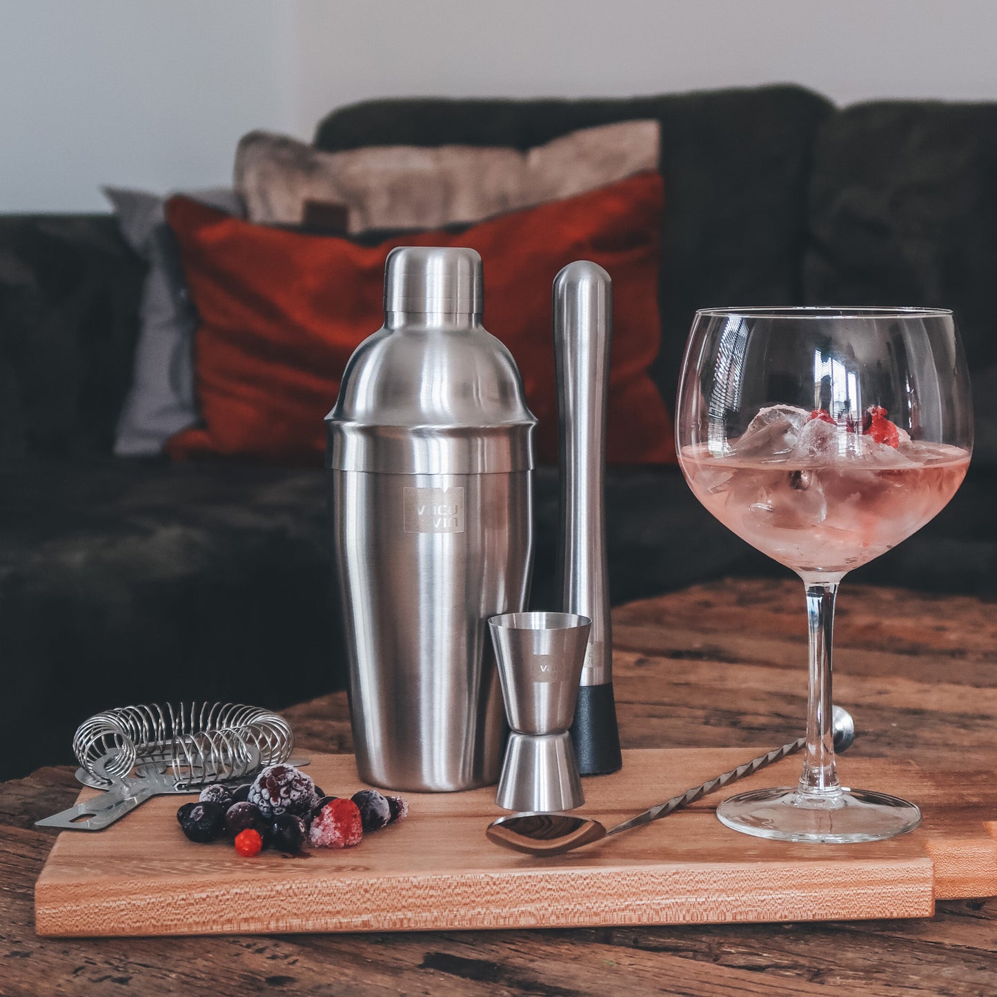 COCKTAIL SHAKER - STAINLESS STEEL - VACU VIN #7842360
