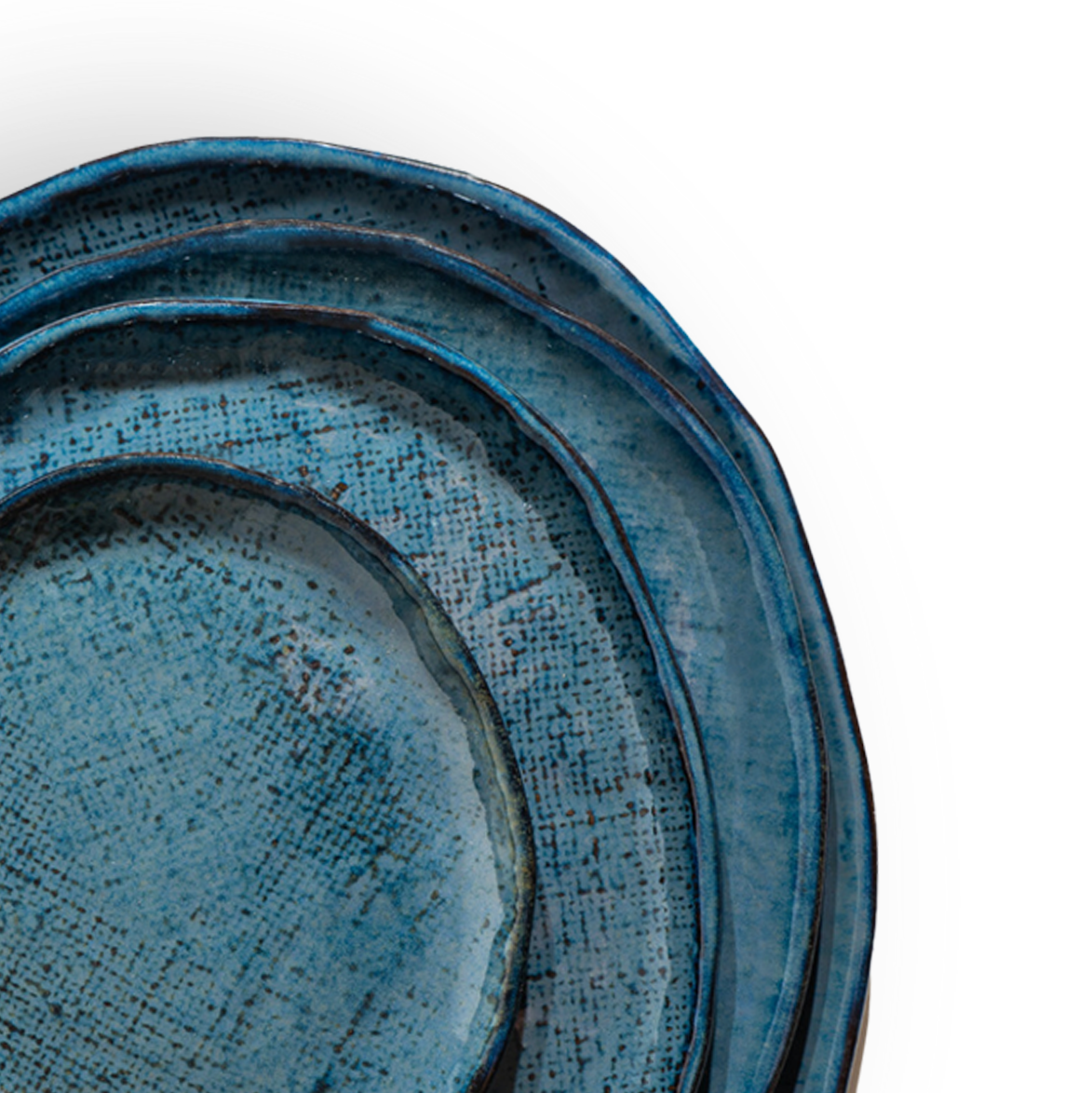 CRAFTSTONE PLATES SET 8.25"[SET OF 4]- ULTRAMARINE - DON BELLINI #DB7210120-S