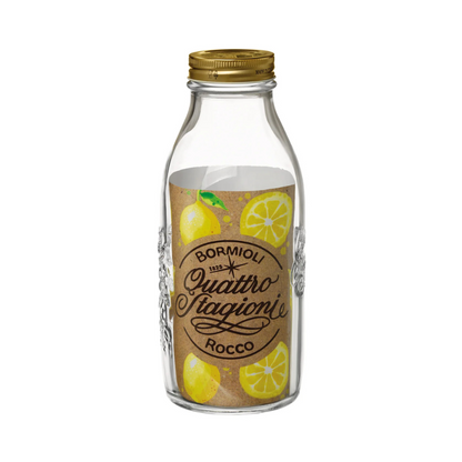 QUATTRO STORAGE JAR WITH GOLD LID - BORMIOLI ROCCO # 3.65600