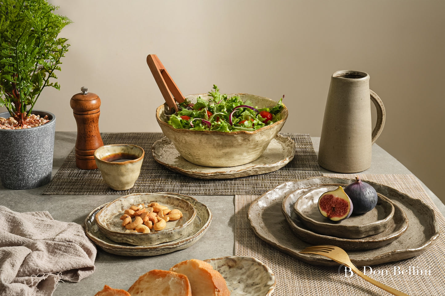 REMADE PLATE 10" | 22.5 CM GRANITE - DON BELLINI  #DBRE110125