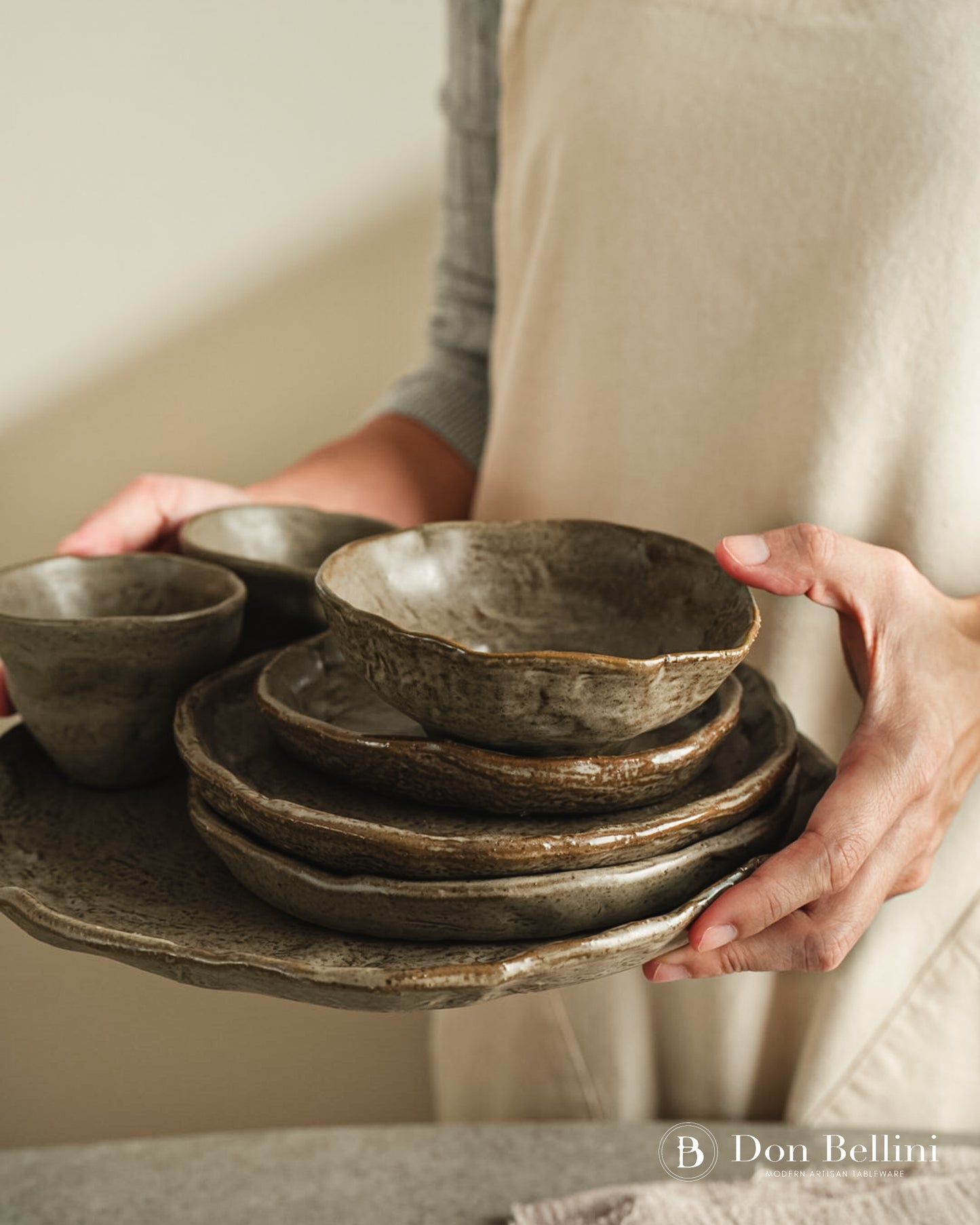 REMADE PLATE 10" | 22.5 CM GRANITE - DON BELLINI  #DBRE110125