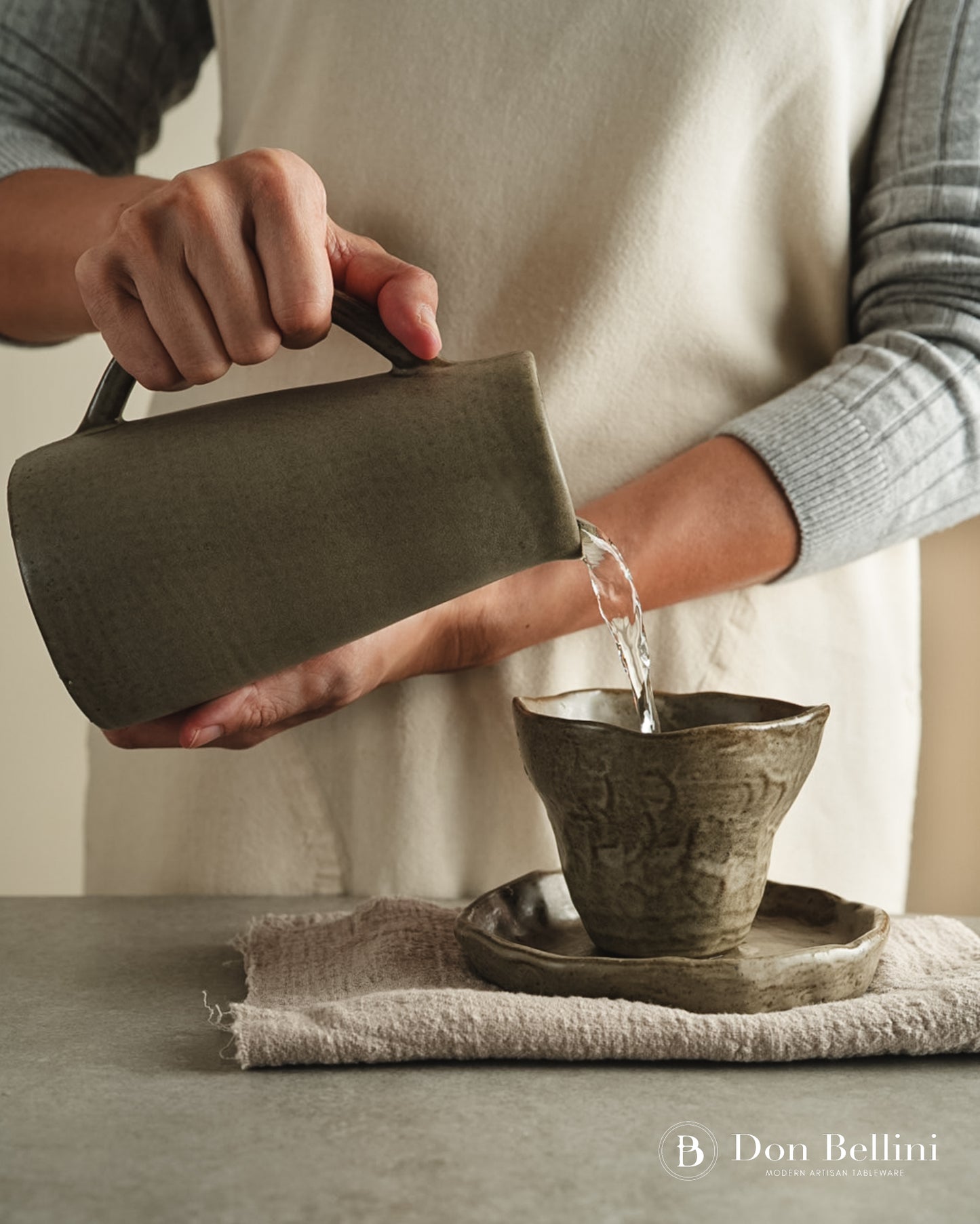 REMADE PLATE 10" | 22.5 CM GRANITE - DON BELLINI  #DBRE110125