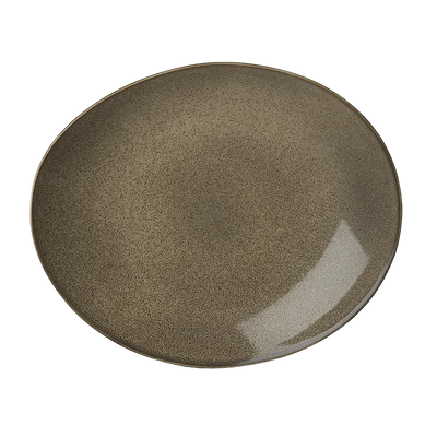 RUSTIC - OVAL COUPE PLATE #RT3401029-CH