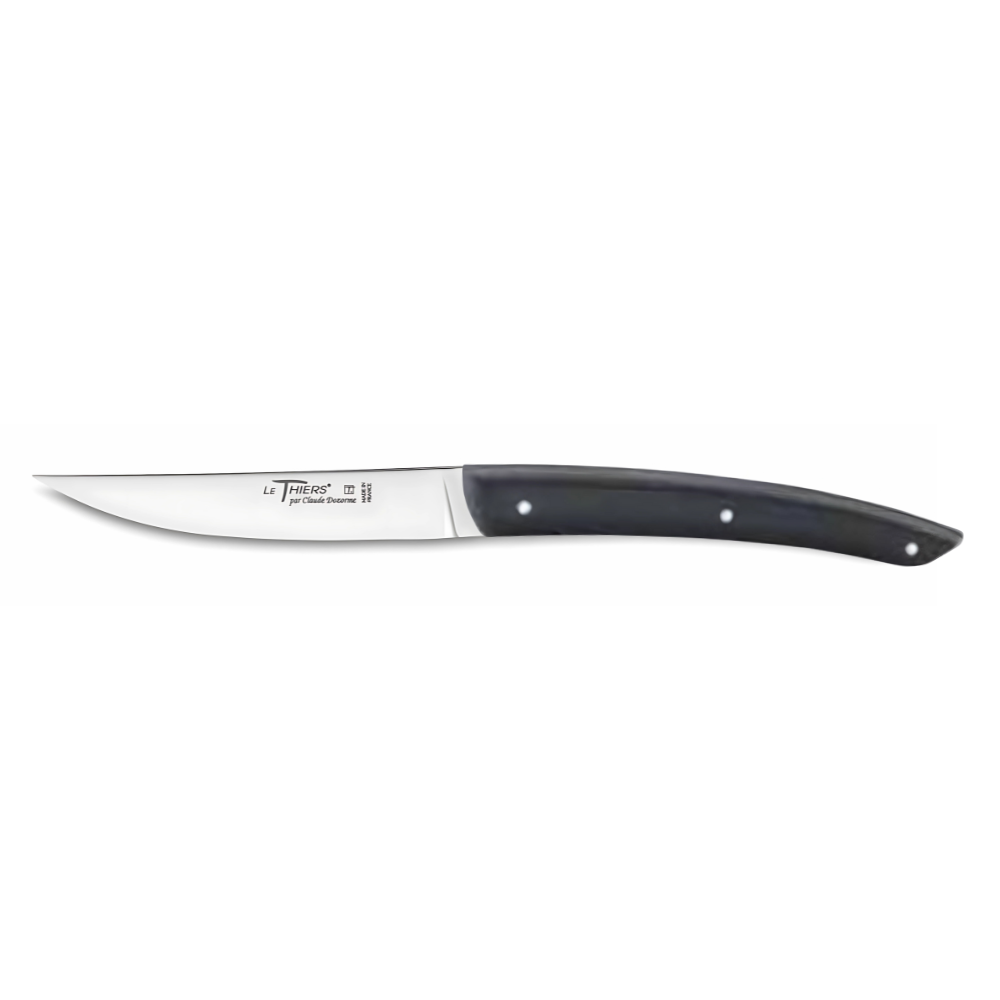 LE THIERS CLASSIC TABLE KNIFE - BLACKMAT - CLAUDE DOZORME # 1.90.001.90M