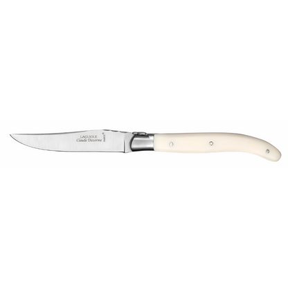 LAGUIOLE TABLE KNIFE - IVORYCOLOR - CLAUDE DOZORME # 1.60.110.85