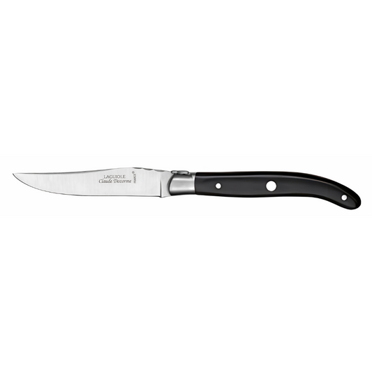 LAGUIOLE TABLE KNIFE - EBONY - CLAUDE DOZORME # 1.60.110.70S
