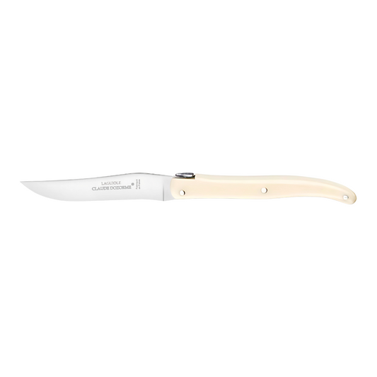 LAGUIOLE TABLE KNIFE - CREAM - CLAUDE DOZORME # 1.60.110.76