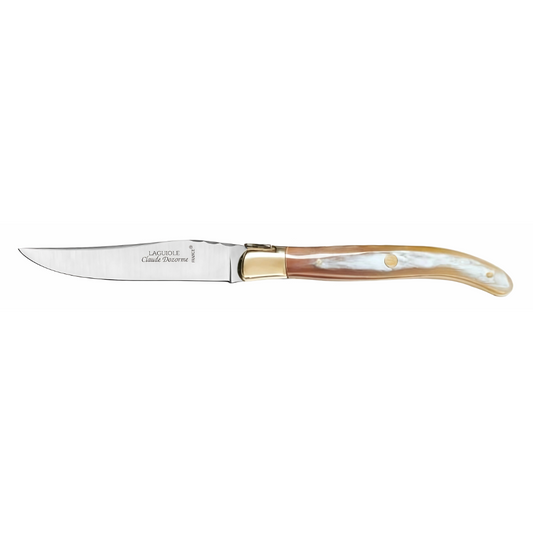 LA THIERS CLASSIC STEAK KNIFE - LIGHTHORN - CLAUDE DOZORME # 1.60.110.63