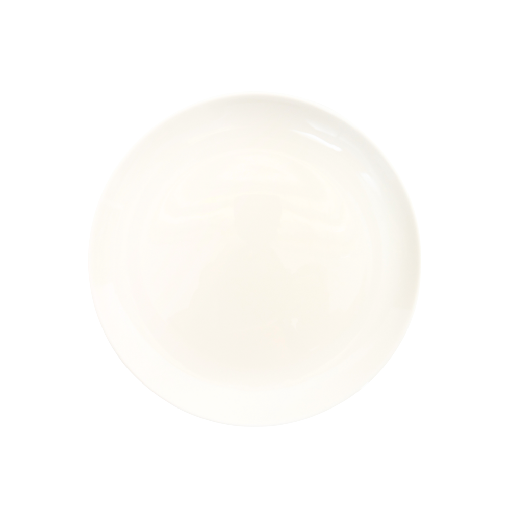 FINE CHINA ROLLED RIM DINNER PLATE 9" | 23 CM - WHITE - DON BELLINI # DB3010023