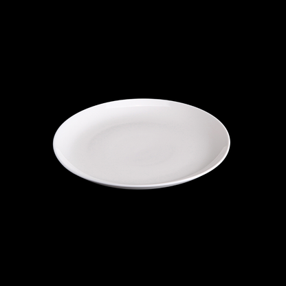 FINE CHINA ROLLED RIM DESSERT PLATE 8" | 20 CM - WHITE - DON BELLINI # DB3010020