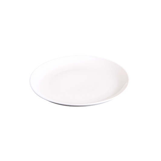 FINE CHINA ROLLED RIM DESSERT PLATE 8" | 20 CM - WHITE - DON BELLINI # DB3010020