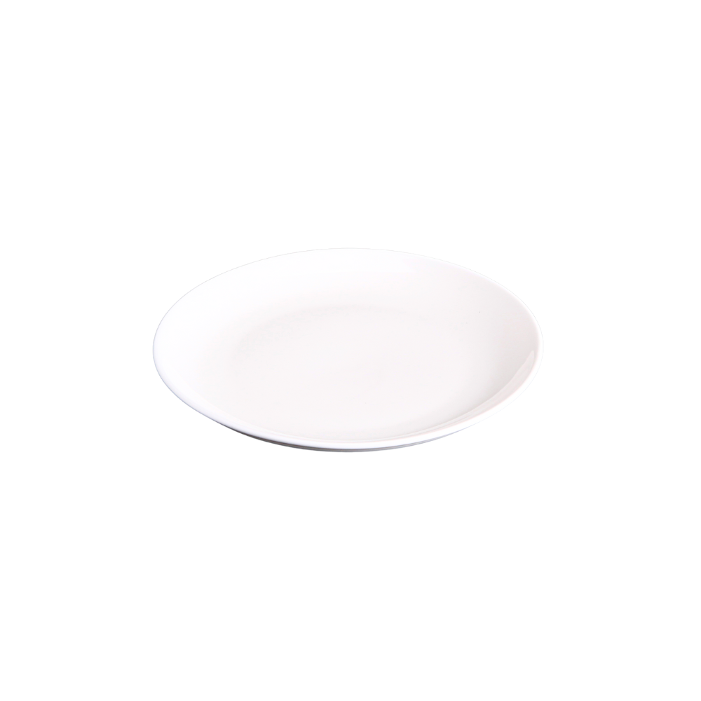 FINE CHINA ROLLED RIM BREAD PLATE 6" | 15 CM - WHITE - DON BELLINI # DB3010015