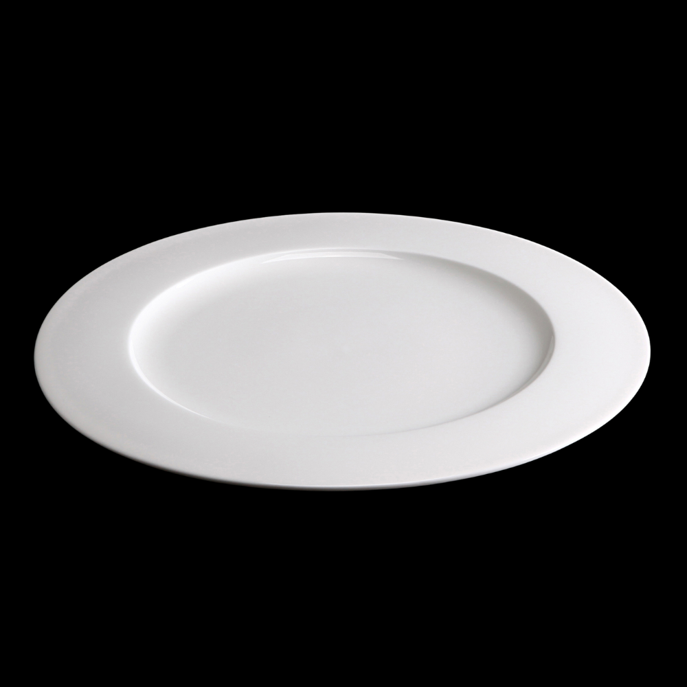 BONE CHINA RIM PLATTER - WHITE - DON BELLINI # DB1010131