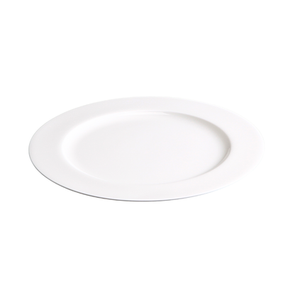 BONE CHINA RIM PLATE - WHITE - DON BELLINI # DB1010127